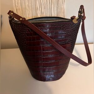 CLARE V. PETITE JEANNE IN BORDEAUX AUTUMN CROCO